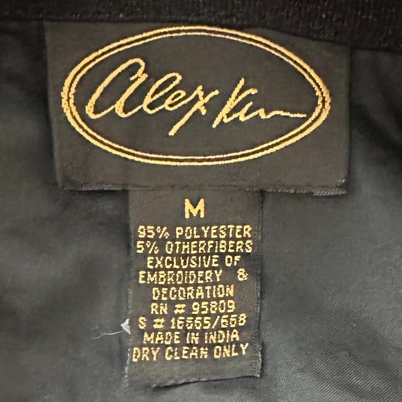 ALEX KIM Mixed Brocade Jacket - Medium - Picture 10 of 11